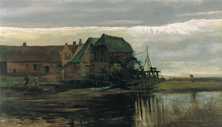 Water Mill At Gennep Van Gogh Oil Painting